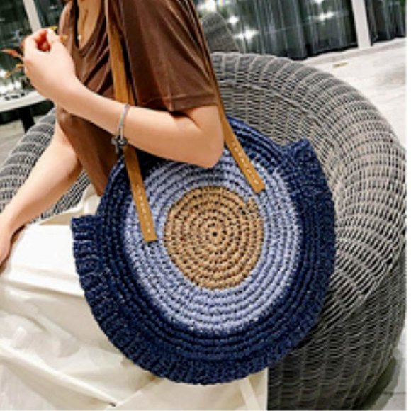 Handbags - Woven Beach Market Handbag, Your Perfect Summer Essential!  NWOT
